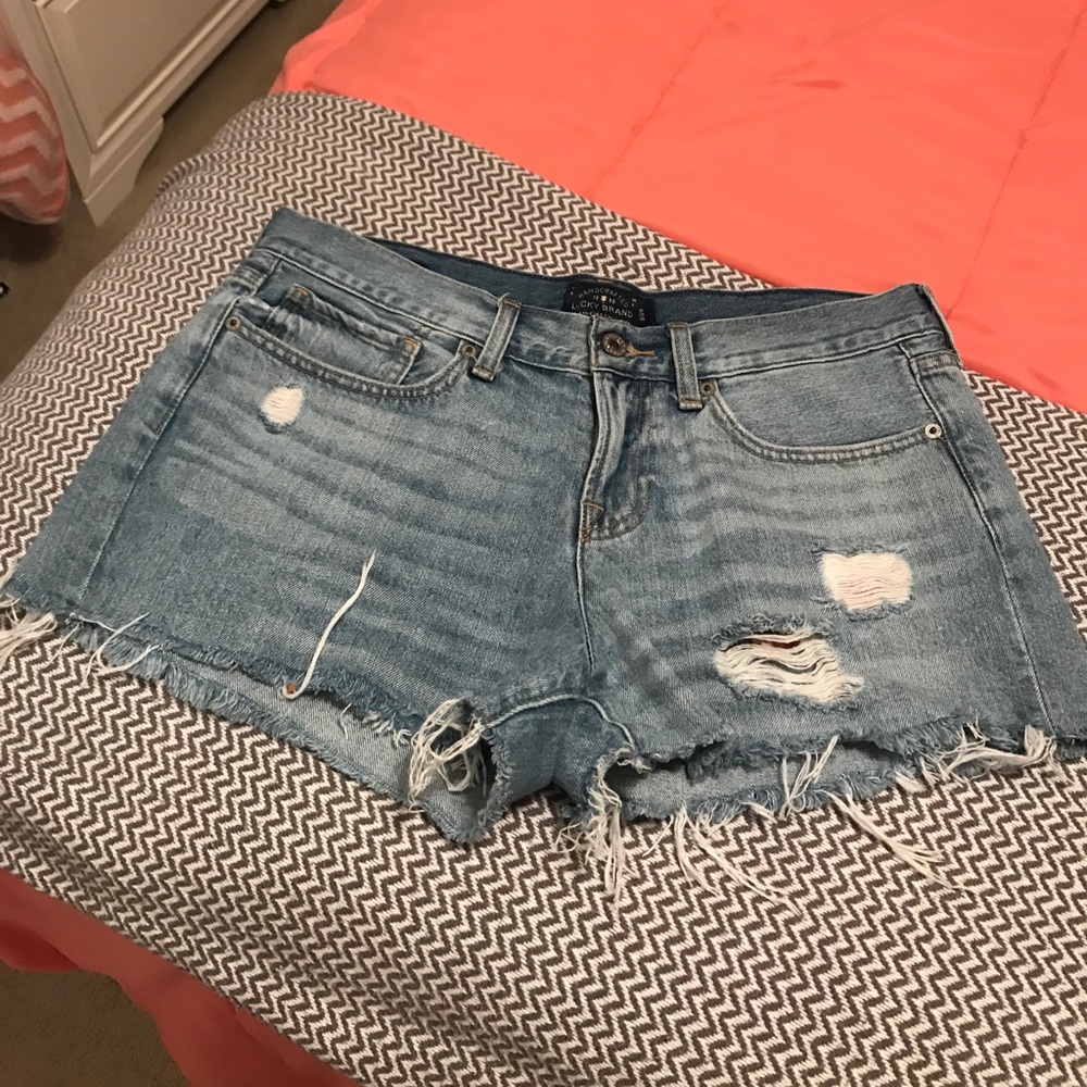 Lucky Brand distressed shorts
